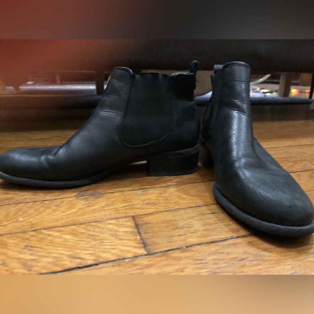 Franco Sarto black Chelsea boots